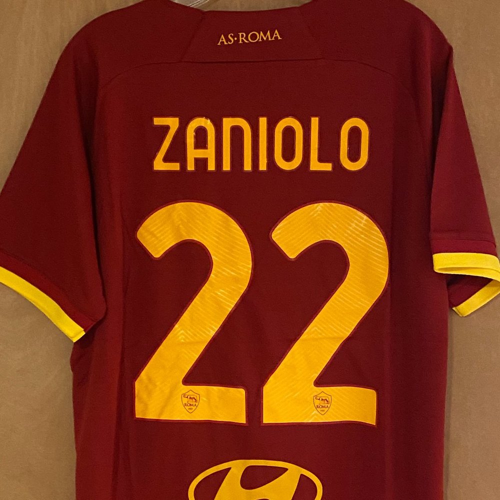 New Balance ITALY AS ROMA NICOLO ZANIOLO Men's JERSEY Sz M,XL,2X Serie A league